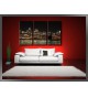 Cuadro New York 160x90 3 partes