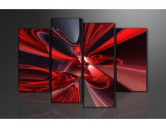 Cuadro moderno 130x80 4 partes