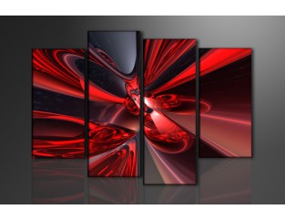 Cuadro moderno 130x80 4 partes