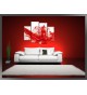 Cuadro moderno 130x80 4 partes