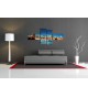 Cuadro New York 160x70 4 partes