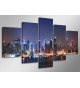 Cuadro New York 160x80 5 partes