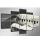 Cuadro avion 160x80 5 partes