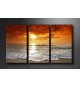 Cuadro amanecer 160x90 cm 3 partes