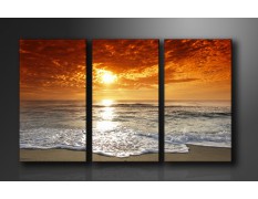 Cuadro amanecer 160x90 cm 3 partes