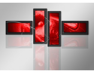 Cuadro moderno 195x80 4 partes