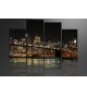 Cuadro New York 130x80 4 partes