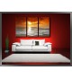 Cuadro amanecer 160x90 cm 3 partes