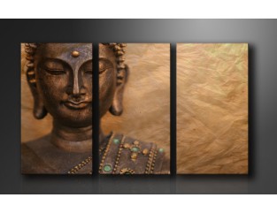 Cuadro Buda 160x90 3 partes