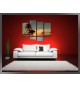 Cuadro paraiso 130x80 cm 4 partes
