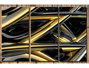 Cuadro moderno 130x80 3 partes