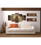 Cuadro Buda 160x80 5 partes