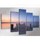 Cuadro paisaje 160x80 cm 5 partes