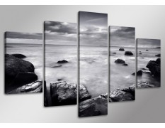 Cuadro paisaje 160x80 cm 5 partes