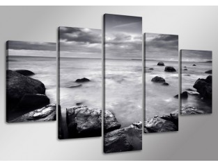 Cuadro paisaje 160x80 cm 5 partes