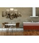 Cuadro Skyline 160x80 5 partes