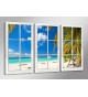 Cuadro ventanas 160x90 cm 3 partes