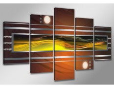 Cuadro moderno 160x80 5 partes