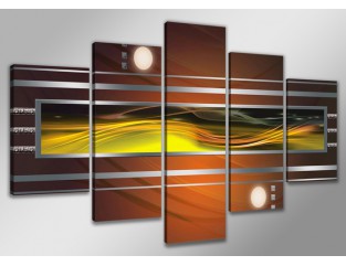 Cuadro moderno 160x80 5 partes