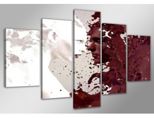 Cuadro moderno 160x80 5 partes