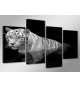 Cuadro tigre 130x80 4 partes