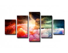 Cuadro paisaje 160x80 cm 5 partes