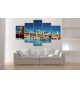 Cuadro New York 200x100 cm 5 partes