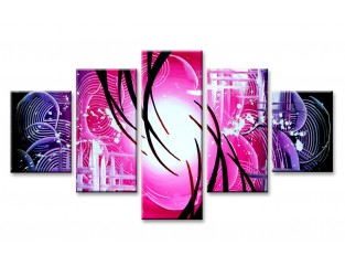 Cuadro moderno 160x80 5 partes