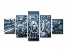 Cuadro Manhattan 160x80 5 partes