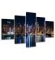 Cuadro New York 200x100 cm 5 partes