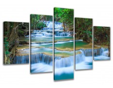 Cuadro moderno Naturaleza 200x100cm 5 partes