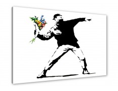 Cuadro Bansky 80x60 cm