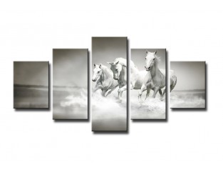 Cuadro Abstracto 160x80 5 partes