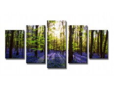 Cuadro paisaje 200x100 cm 5 partes