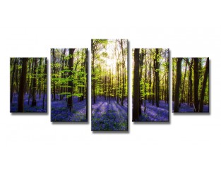 Cuadro paisaje 200x100 cm 5 partes