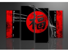 Cuadro Oriente 130x80 4 partes